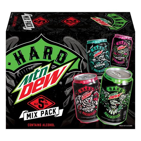 Hard mt dew. Mar 21, 2022. Review: Hard Mountain Dew. PepsiCo's Hard Mountain Dew line of alcoholic malt beverages contains 5 percent Alcohol by Volume (ABV), no added sugar or caffeine, and features four flavors: classic citrus Mountain Dew, Black Cherry, Watermelon, and Baja Blast. Hard Mountain Dew is currently available in … 