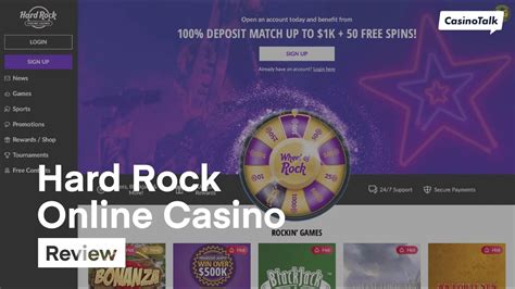 Hard rock online casino login. Your 1,000 spins of your Hard Rock Bet casino online free play will be credited soon after the first deposit of at least $20. For the first-time deposit bonus match up to $1,000, navigate to “Promotions” or “Cashier” page from the home screen. Select the “First Deposit Match” icon from the promotions list and click “Opt In”. 