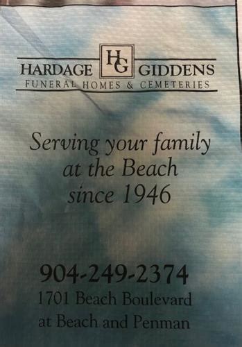 Hardage giddens beaches. Obituary published on Legacy.com by Hardage-Giddens Funeral Home - Jacksonville Beach on Dec. 29, 2023. Catherine Zeigler Horn, 69, of Neptune Beach, passed away Thursday, December 28, 2023. Cathy ... 
