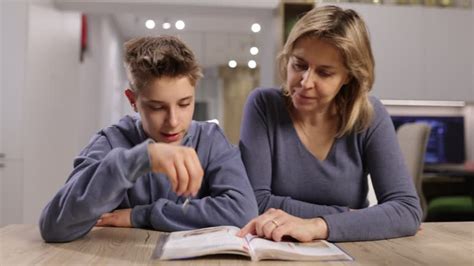 Hardcore mom teaching son. .  ...