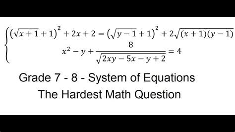 Hardest Math Problem Ever