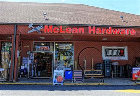 Hardware store in mclean va. Our complete hardware store services include: Sharpening Service. Rug Doctor Rentals. Keys. Window & Screen Repair. If you have any questions about our products and services, contact us or call us directly at 703-356-5496. McLean Hardware Co offers complete hardware store services. 