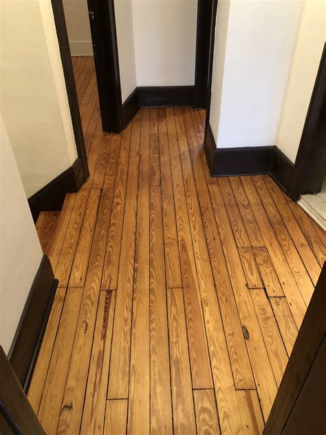 Hardwood floor refinish. May 26, 2021 · Once done, switch to medium grit (60-grit) sandpaper to further smoothen the surface, as the coarse-grit sanding will have scratched the hardwood surface. You can then switch to 80-grit or 100-grit sandpaper in subsequent passes, and finish off the process with 120-grit (very fine grit) sandpaper. 