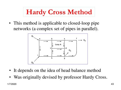 Hardy cross method of analysis of distribution system ppt.  Hardy Cross Method...