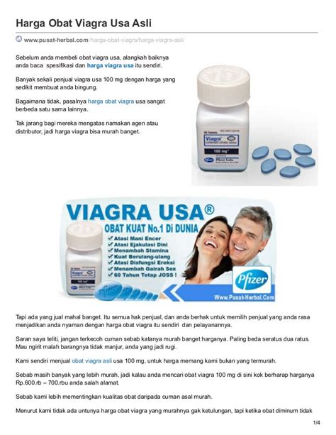 Jual Viagra USA Pfizer Obat Kuat Pria Perkasa [100 mg/30 tablet