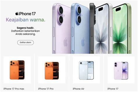 Harga iphone 17 basic.  Di beberapa distributor resmi Indonesia, sejumlah...