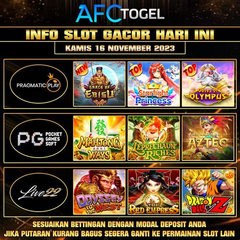 Hari kamis tanggal 30 november 2017. Slot online gacor terbaru.