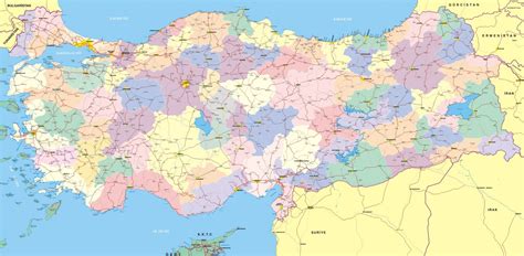 Haritalar Türkiye uydu haritası 2020