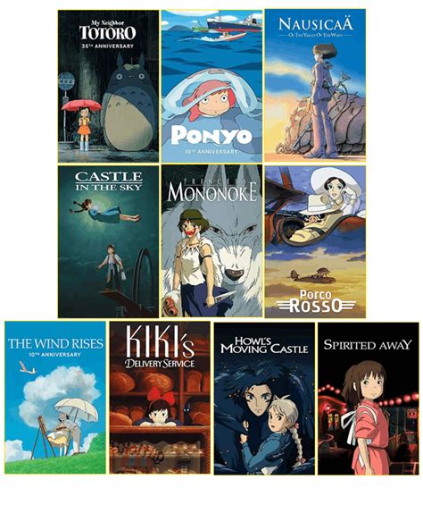 Harkins studio ghibli. This is a list of characters featured Studio Ghibli Universe and all characters from the movies. Akio Ogino - Spirited Away Aniyaku - Spirited Away Anna Sasaki - When Marnie Was There Aogaeru - Spirited Away Army - Castle in the Sky Army - Nausicaä of the Valley of the Wind Arren - Tales from Earthsea Arrietty - The Secret World of Arrietty Asbel - … 