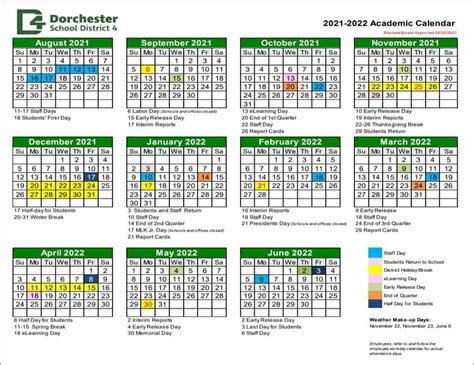 Harlem District 122 Calendar