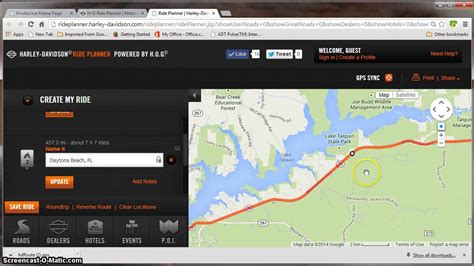 Harley Davidson Ride Planner Update Harley Davidson Forums