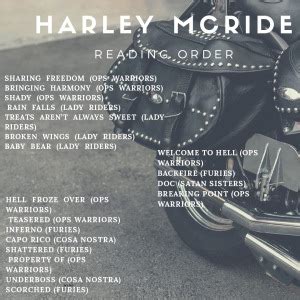 Harley McRide Reading Order