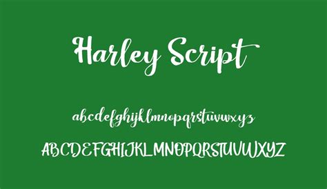 Harley Script Font