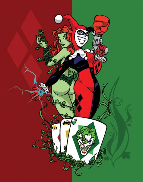 Harley and poison ivy. The Eat. Bang! Kill. Tour. Another instantly classic animated look for Ivy also came to the comics in Harley Quinn: The Animated Series - The Eat. Bang! Kill. Tour. Ivy gets her most modern costume to date, pairing her mostly traditional green body suit with a stylish black leather jacket. 