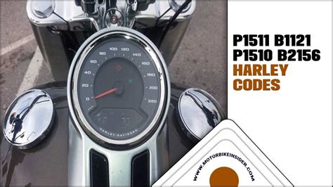 Harley b1121. Simply press and hold the reset button on the odometer while turning the ignition key to "on". The instrument needle will move all the way and all the warning lights will light up, after which the fault codes menu will appear on the digital display: P = POWERTRAIN Understands the codes related to the engine and ECM. 