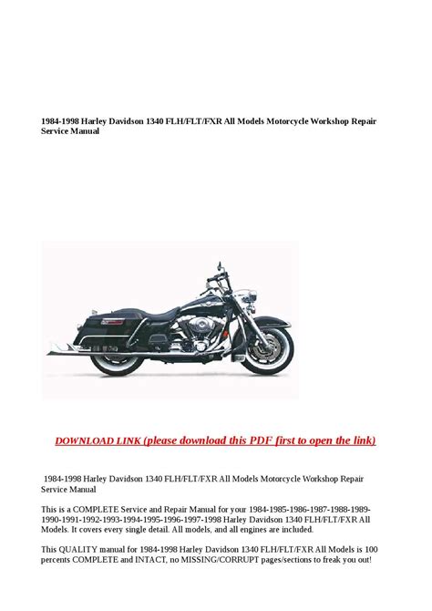 Harley davidson 1340 flh flt fxr all evolution officina manuale di riparazione servizio 1984 1998. - El archipielago en llamas (espasa bolsillo).