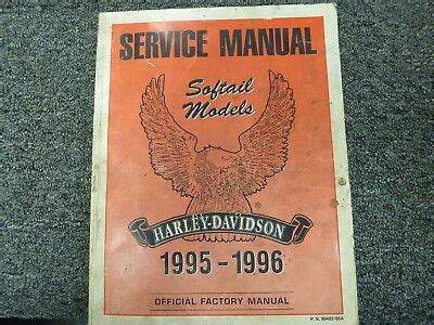 Harley davidson 1996 flstf service manual. - Getting a good night s sleep cleveland clinic guides.