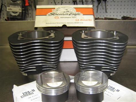 Harley davidson big bore kit for 103. An S&S 103" 3-5/8" Sidewinder big bore stroker kit is an economical route to a larger displacement engine. This kit contains nearly everying needed to take a stock 74" or 80" HD ® shovelhead engine up to 103" displacement. This kit includes S&S 3-5/8" bore high tensile cast iron Sidewinder ® cylinders and forged pistons with wristpin and ... 