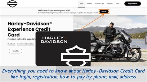 Harley davidson credit card payment. Harley Davidson is a classic brand that has been around for decades. It is known for its high-quality motorcycles and accessories, and many people enjoy shopping for Harley Davidso... 
