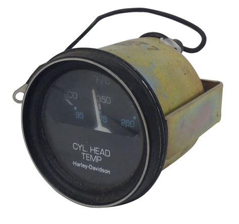 Harley davidson cylinder head temperature gauge.  Originally equipped wit...