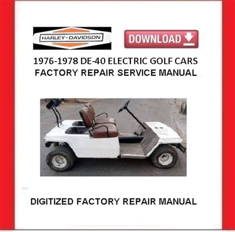 Harley davidson de 40 electric golf cart service repair workshop manual 1976 1979. - Briggs and stratton 5hp industrial plus manual.
