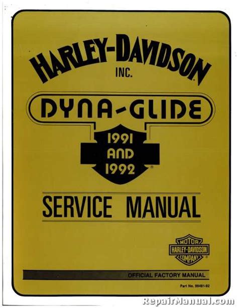 Harley davidson dyna glide workshop manual 1991 1992 1993 1994 1995 1996 1997 1998. - Verschiedene traktoren yanmar 180d teile handbuch.