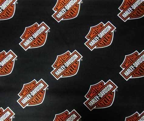 NOTE: There is no such thing as "authorized Harley-Davidson fabric" from which you are free to make articles of your own design intended for sale. Harley-Davidson does not sell and has never sold "fabric" (in the sense of sewing fabric, sold by the yard from a bolt). We sell only finished products with specific. 