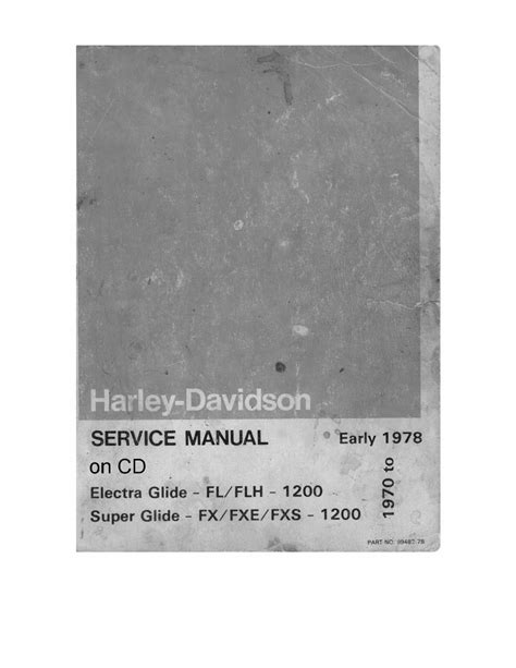 Harley davidson flh fx fxe fxs werkstatthandbuch 1970 1971 1972 1973 1974 1975 1976 1977 1978. - Yale pull lift pl 46 c manual.