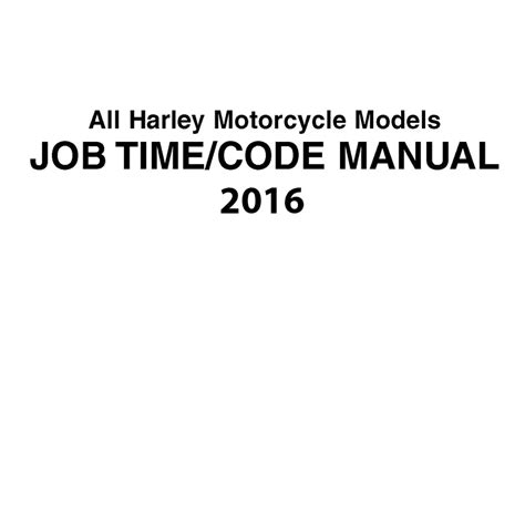 Harley davidson job time code manual. - Suzuki swift 1995 2015 workshop service repair manual.