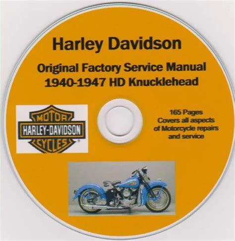 Harley davidson knucklehead 1940 1947 service repair manual. - Commiato del mago e delle fate.