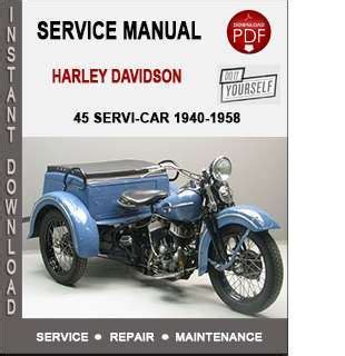 Harley davidson servi car years 1940 1958 service manual. - 2012 2013 yamaha ar190 sx190 rx1800 sportboat service manual.