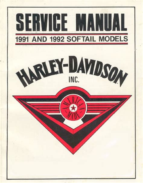 Harley davidson softail 1991 1992 factory workshop manual. - Service manual for cat d6b 44a dozer.