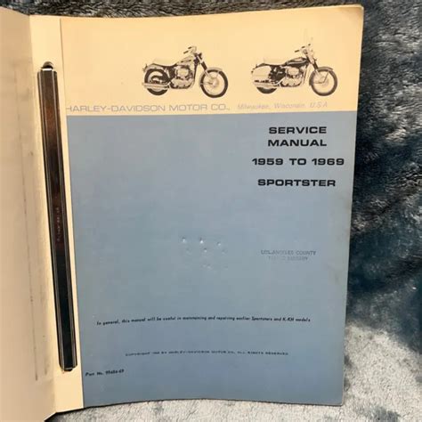 Harley davidson sportster 1969 repair service manual. - Service manual for 2008 ktm 690 smc.