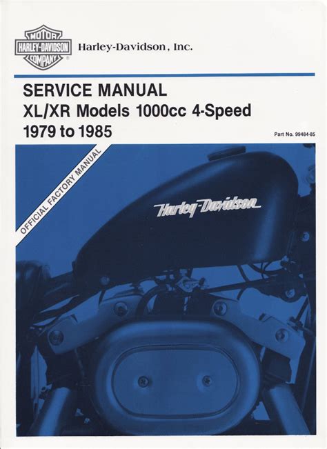 Harley davidson sportster models service manual repair 1979 1985 xlch xlh xls. - Broker tool sets implementation guide 102015.