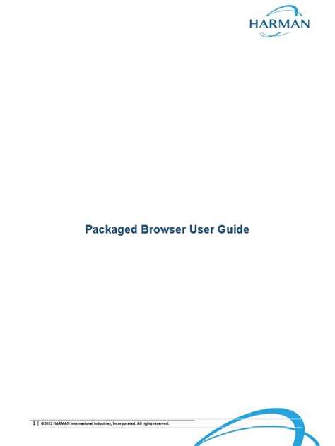 Harman flash browser.  This document describes installation process and gener...