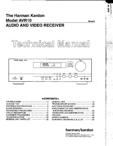 Harman kardon avr 10 service manual. - The ultimate simplified stock market and investment guide.