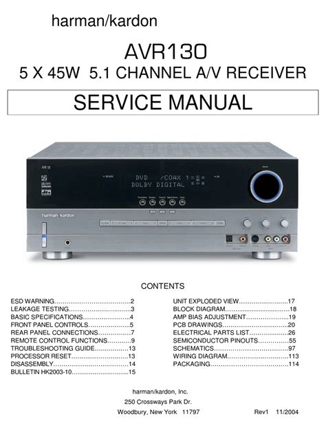 Harman kardon avr 130 service manual. - School whys a parental guide to school success what every parent needs to know about academics.