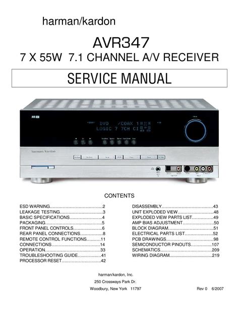 Harman kardon avr 347 user manual. - Bones and joints a guide for students 5e.