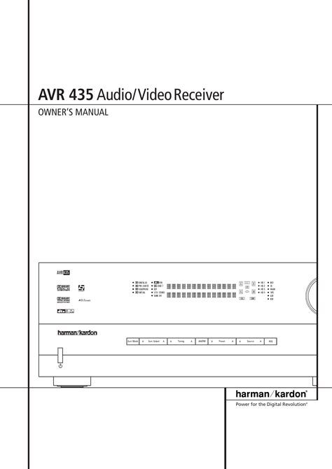 Harman kardon avr 435 user manual. - The definitive guide to the c a transformation.