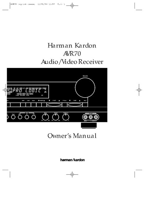 Harman kardon avr 70 receiver manual. - Modelo macroeconométrico para la economía de ecuador.