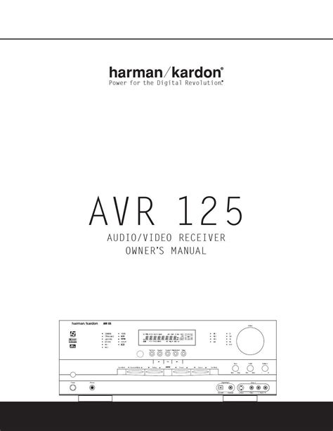 Harman kardon avr125 service manual repair guide. - Hitachi p50xr01e p50xr01u p60xr01e p60xr01u service handbuch.
