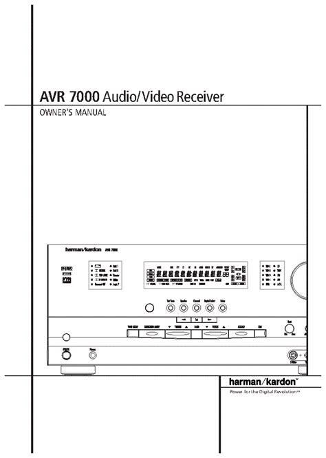 Harman kardon avr7000 service manual repair guide. - Pearson chemistry chapters 8 study guide answers.