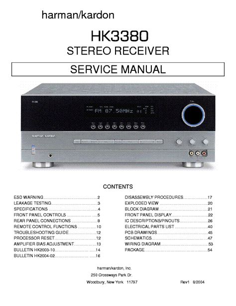 Harman kardon hk3380 stereo receiver repair manual. - Fodors see it italy 4th edition full color travel guide.