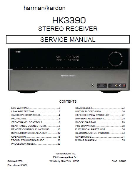 Harman kardon hk3390 stereo receiver service manual. - 2003 audi a4 water pipe o ring manual.