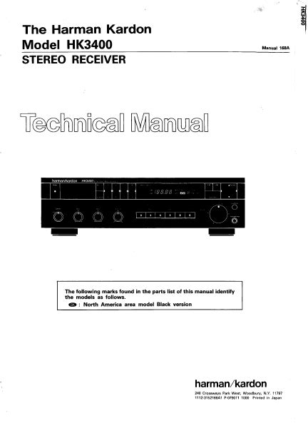 Harman kardon hk3400 stereo receiver repair manual. - Codice diplomatico procesal del monasterio de santo domingo de silos, 1346.