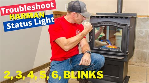 Harman pellet stove status light stays on. In this video I go over the status light on a Harman Pellet stove. Try to help you troubleshoot your pellet stove and save you some money. 2 blink, 3 blink, ... 