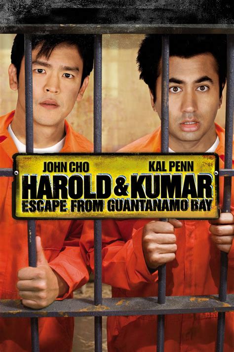 Harold and kumar escape from guantanamo bay watch. Harold & Kumar Escape From Guantanamo Bay. This article is more than 15 years old. 7 out of 10. Steve Rose. @steverose7. Mon 10 Mar 2008 08.53 EDT. Stoner comedies are rarely treated with the same ... 