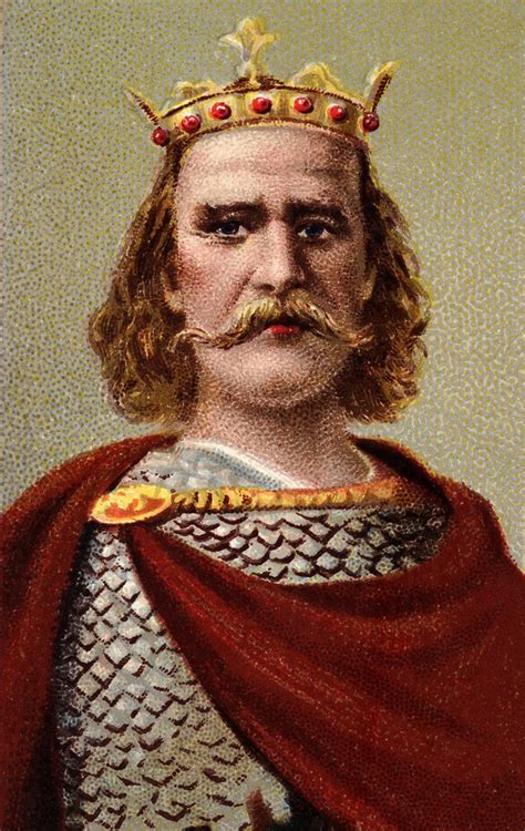 Harold Godwinson, or Harold II of England (c. 1022 October 14, 1066) was the last Anglo-Saxon King of England. He ruled from January 5 to October 14, 1066 when he was killed at the Battle of Hastings. Harold's father was Godwin, the powerful Earl of Wessex. Godwin was himself a son to Wulfnoth Cild, Thegn of Sussex and had married twice.. 