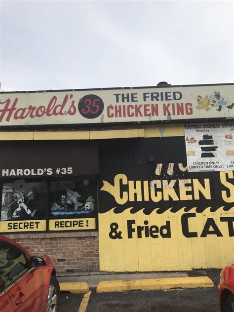 Harold's Chicken Menu >. (773) 821-9102. Get Directions >. 12700 S Halsted St, Chicago, Illinois 60628. 4.6 based on 69 votes..