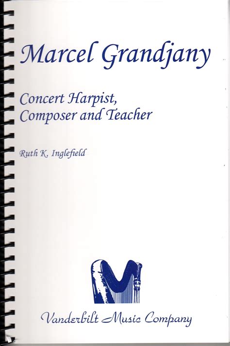 Harp Sheet Music: Marcel Grandjany: Concert Harpist Composer ...